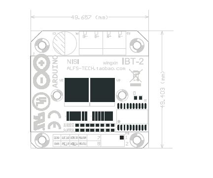 ชุดขับ motor DC 43A ด้วย IGBT แบบ H-bridge